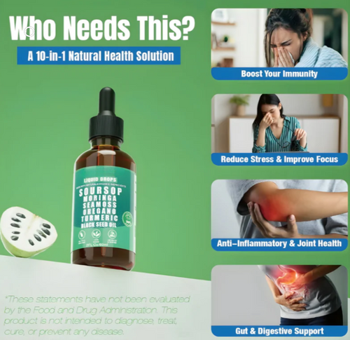 Soursop Max 10 in 1 - Gut and Digestive Support & More