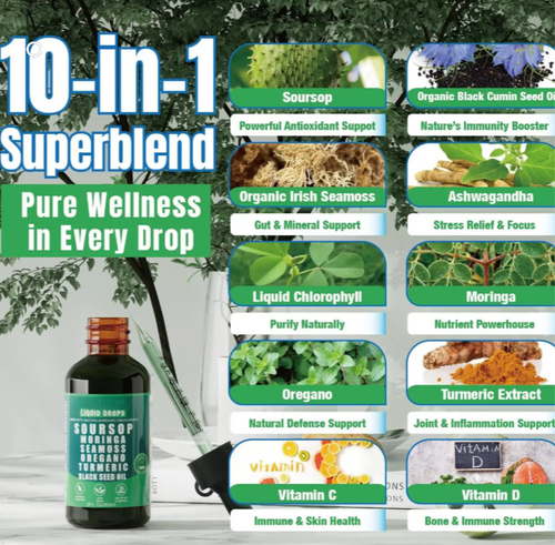 Soursop Max 10 in 1 - Gut and Digestive Support & More